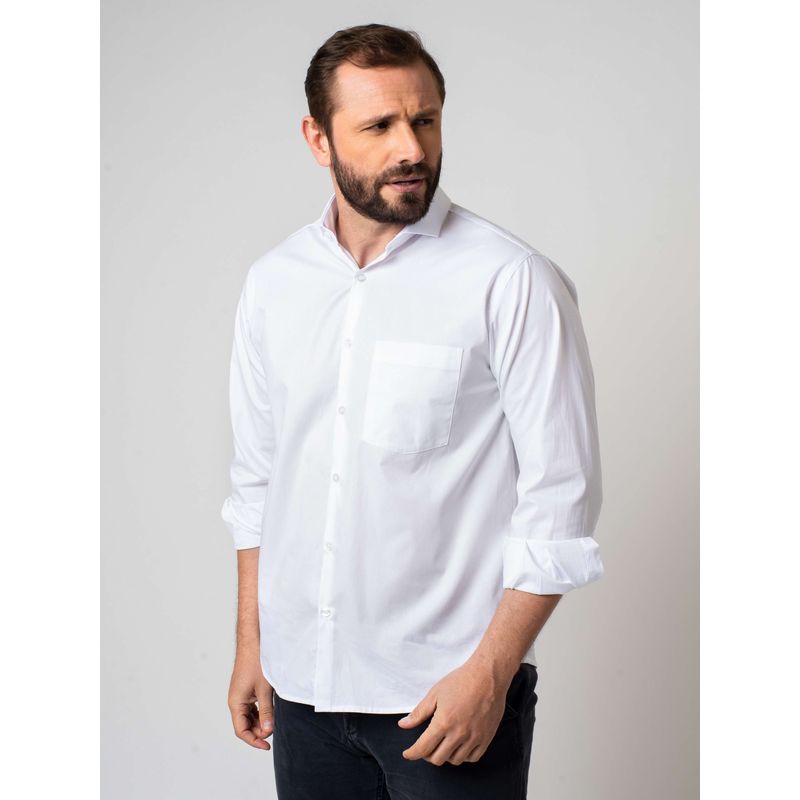 Camisa Algodão Fio 40 Branco