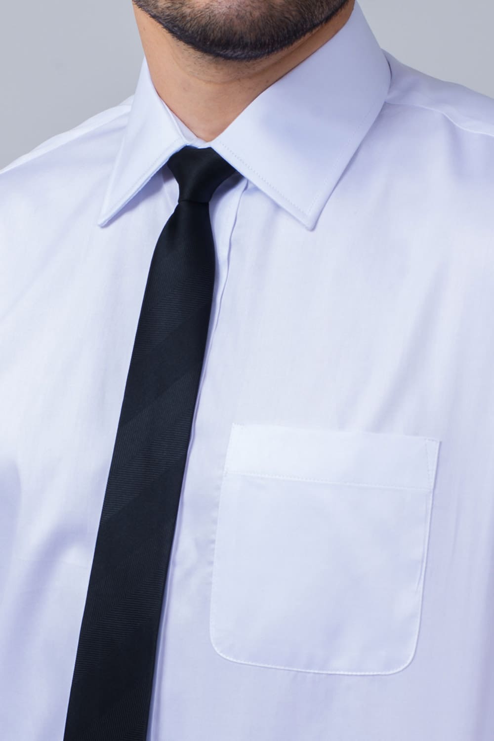 Camisa Social Algodão Fio 50 para Abotoadura
