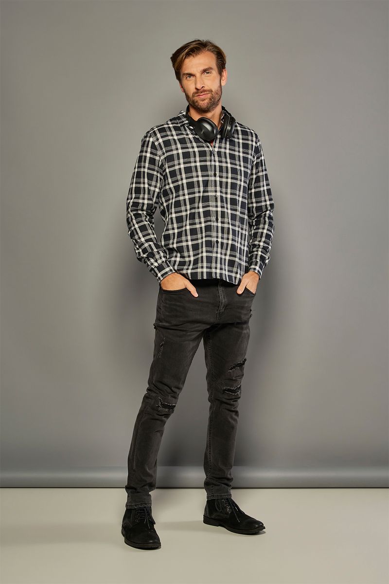 Camisa-Xadrez-em-Flanela-Slim-ML-PRETO-002-19162-01