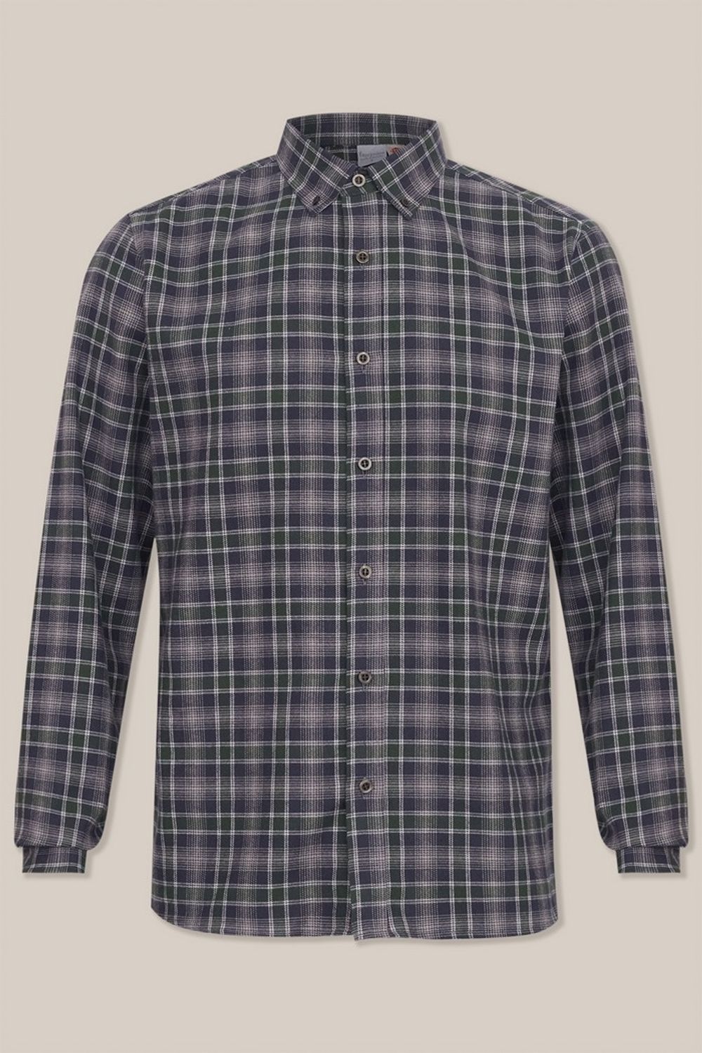 Camisa Xadrez Slim Flanela ML Verde