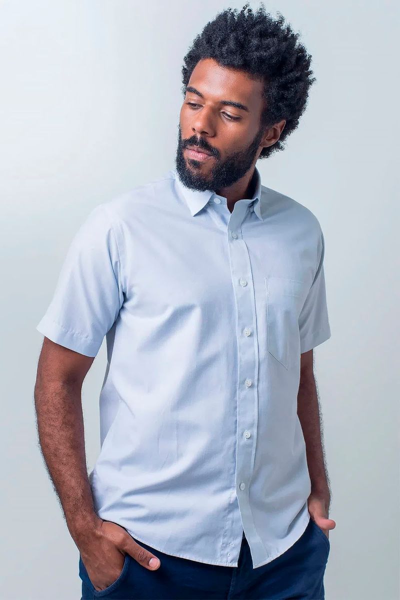 Camisa-Algodao-Misto-Fil-a-Fil-MC-CINZA-CLARO-039-19136-01