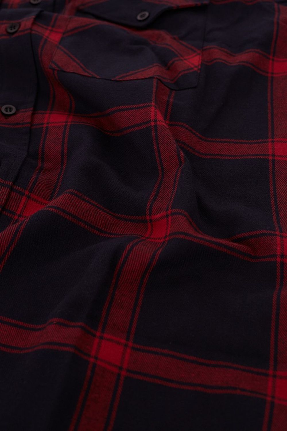 Camisa Xadrez em Flanela ML Preto