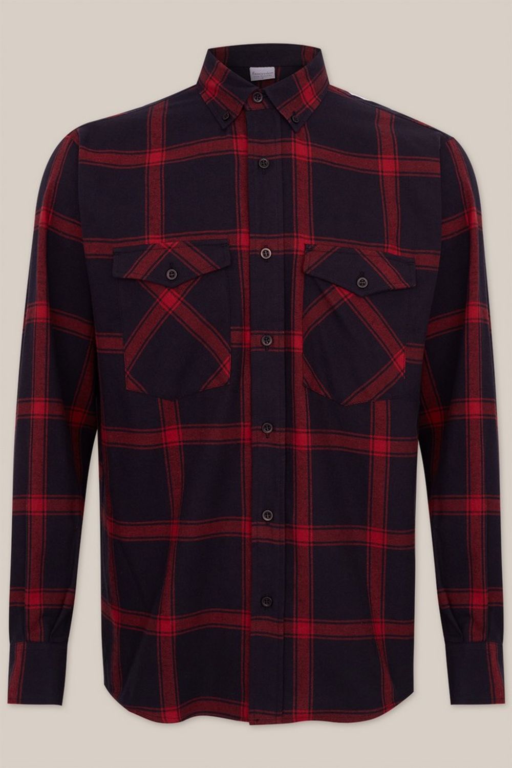 Camisa Xadrez em Flanela ML Preto