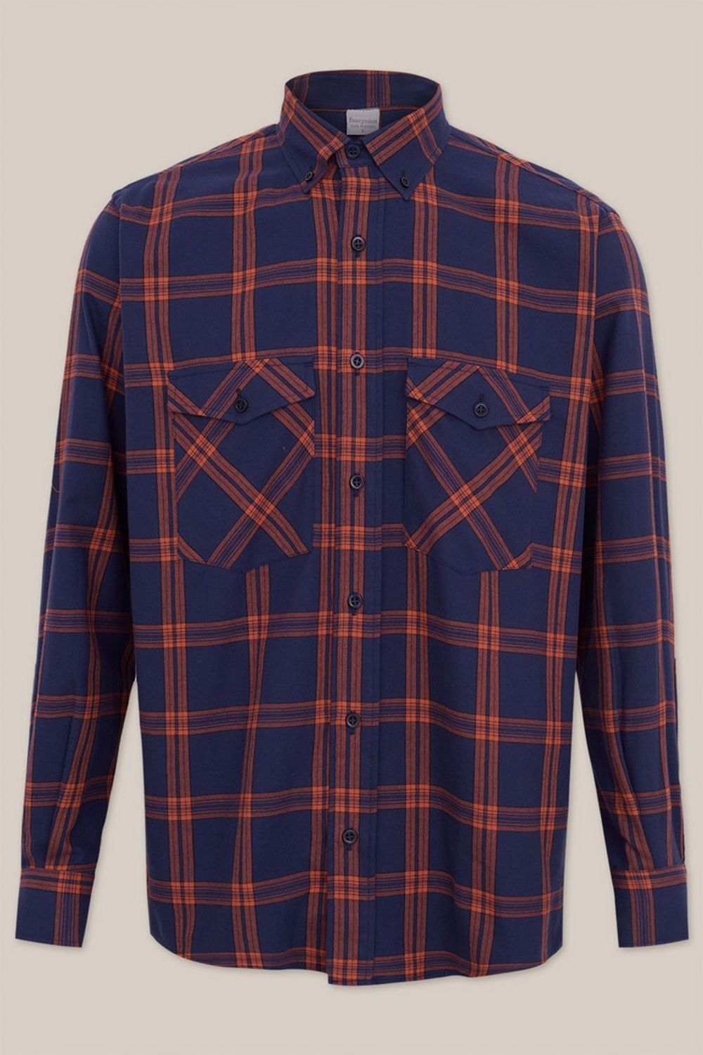 Camisa Xadrez em Flanela ML Marrom