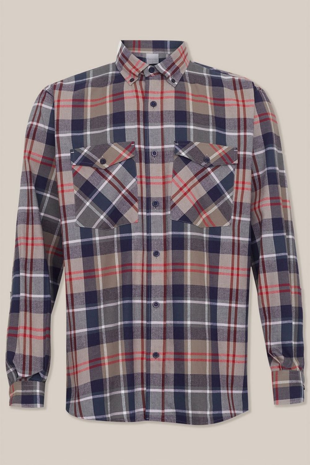 Camisa Xadrez em Flanela ML Verde