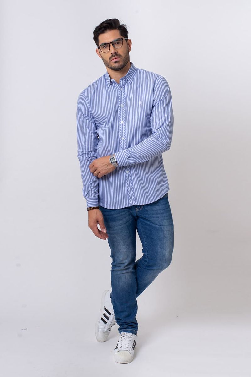 Camisa-Slim-Listrada-Algodao-Fio-80-ML-AZUL-MEDIO-1-216-05488-01