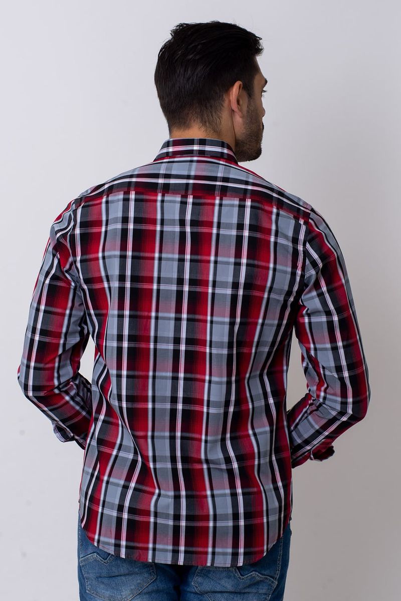 Camisa-Slim-Xadrez-Algodao-ML-VERMELHO-003-06876-01