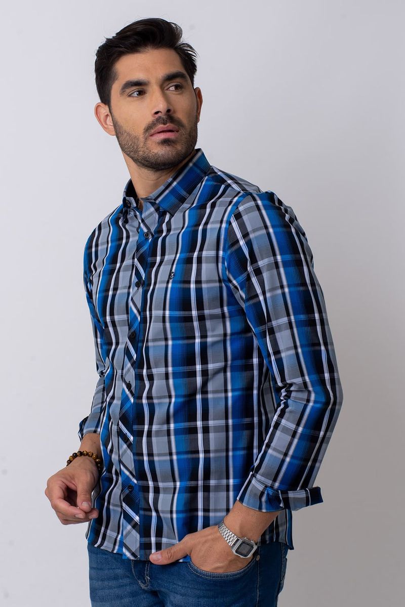 Camisa-Slim-Xadrez-Algodao-ML-AZUL-ROYAL-024-06876-01