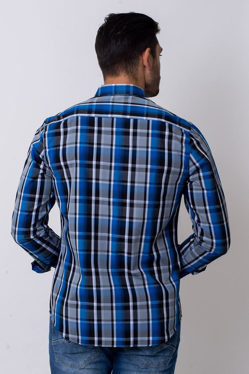 Camisa-Slim-Xadrez-Algodao-ML-AZUL-ROYAL-024-06876-01