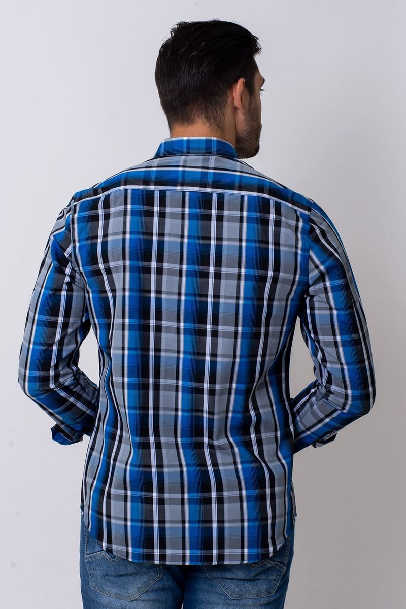 Camisa-Slim-Xadrez-Algodao-ML-AZUL-ROYAL-024-06876-02