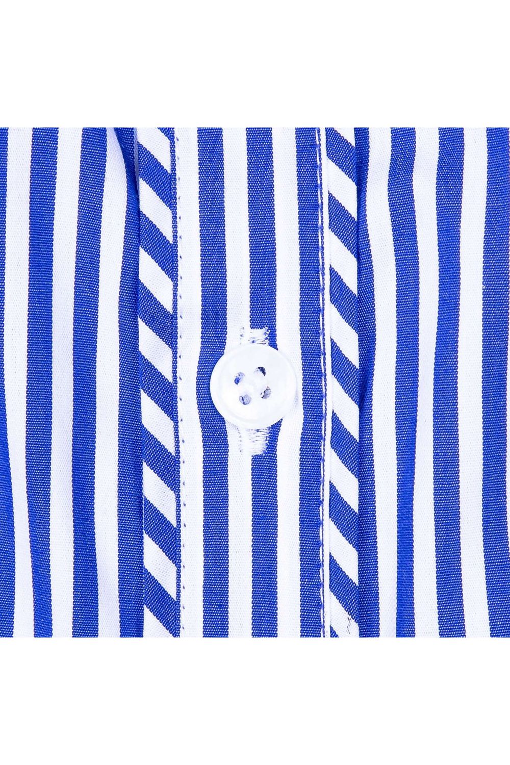 Camisa Slim Algodão Fio 80 ML Azul Escuro