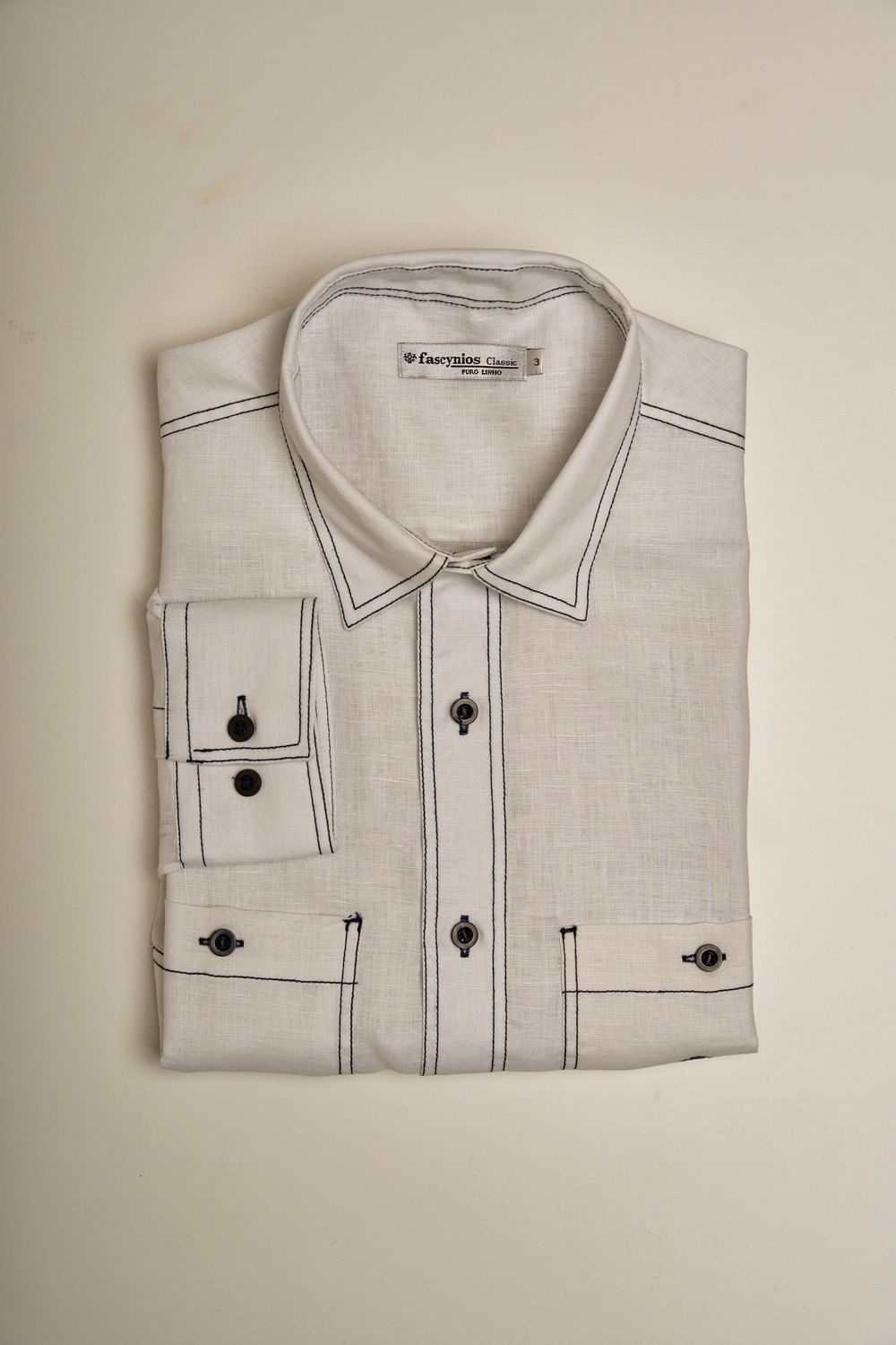 Camisa Puro Linho ML Branco