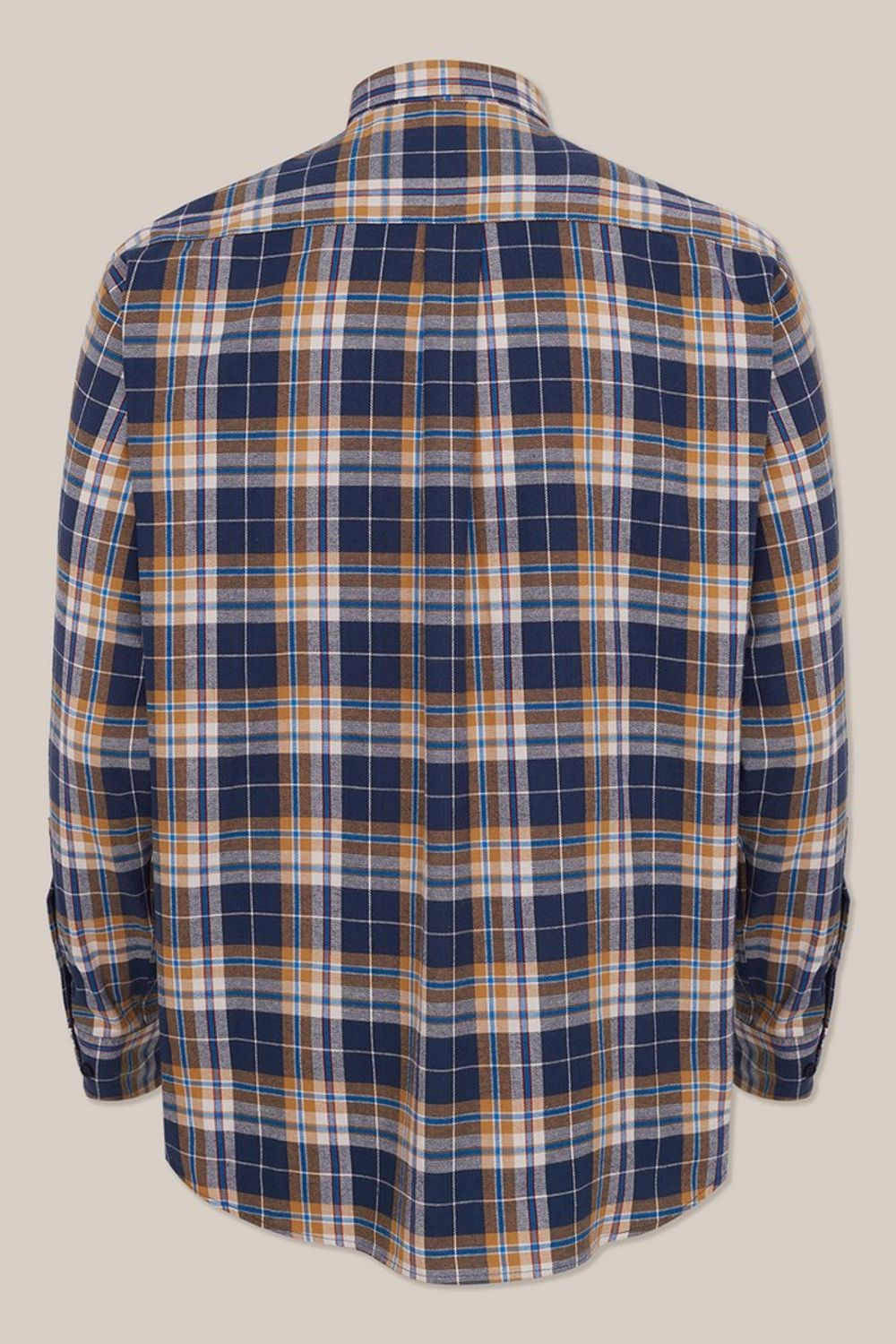 Camisa Xadrez em Flanela ML Amarelo