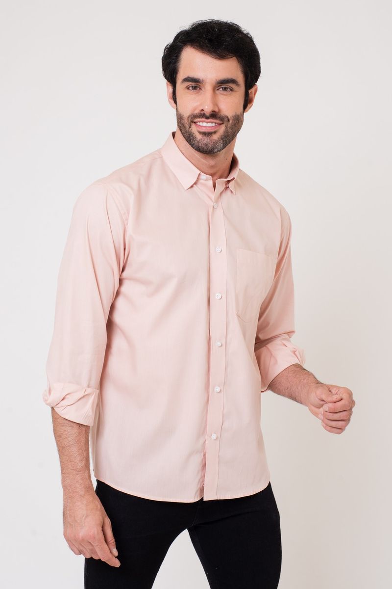 Camisa-Algodao-ML-SALMAO-ESCURO-044-08401-01