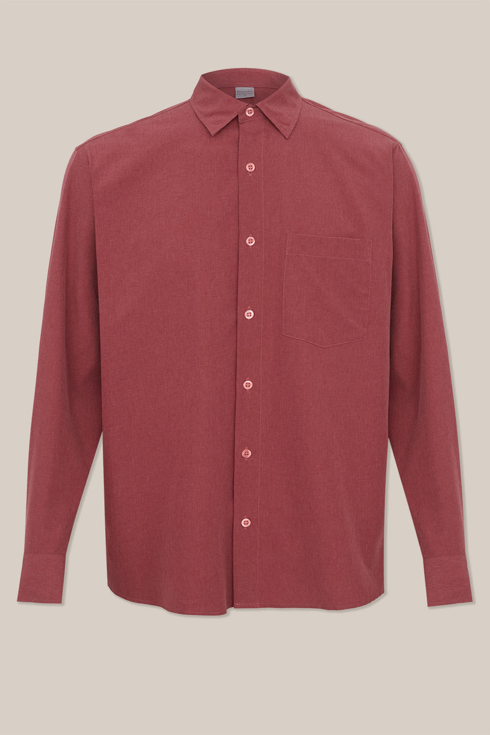 Camisa Microfibra com Elastano ML Vermelho