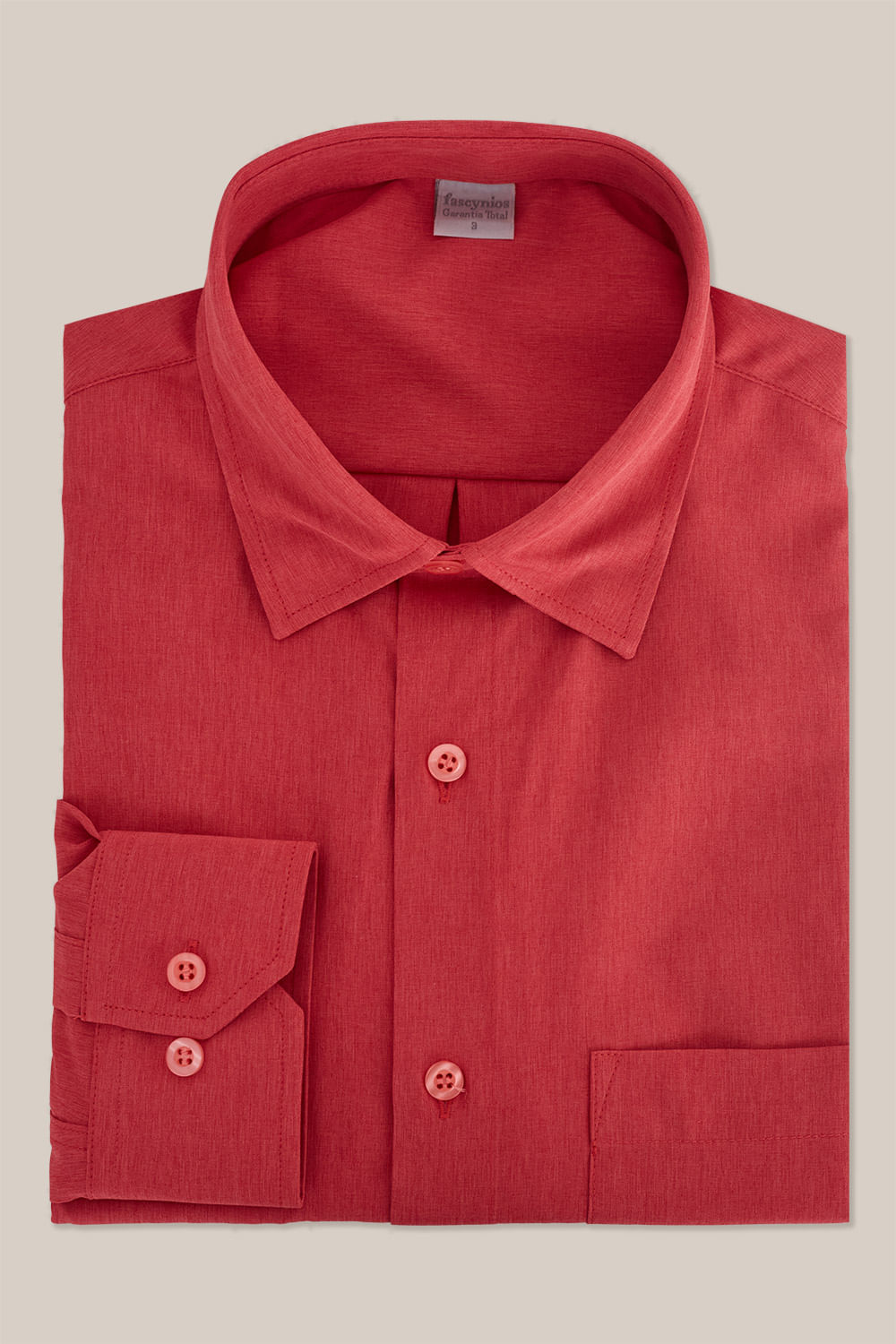 Camisa Microfibra com Elastano ML Salmão