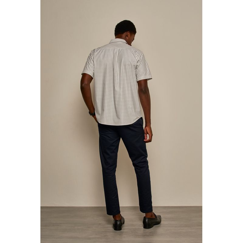 Camisa Xadrez Passa Fácil MC Branco