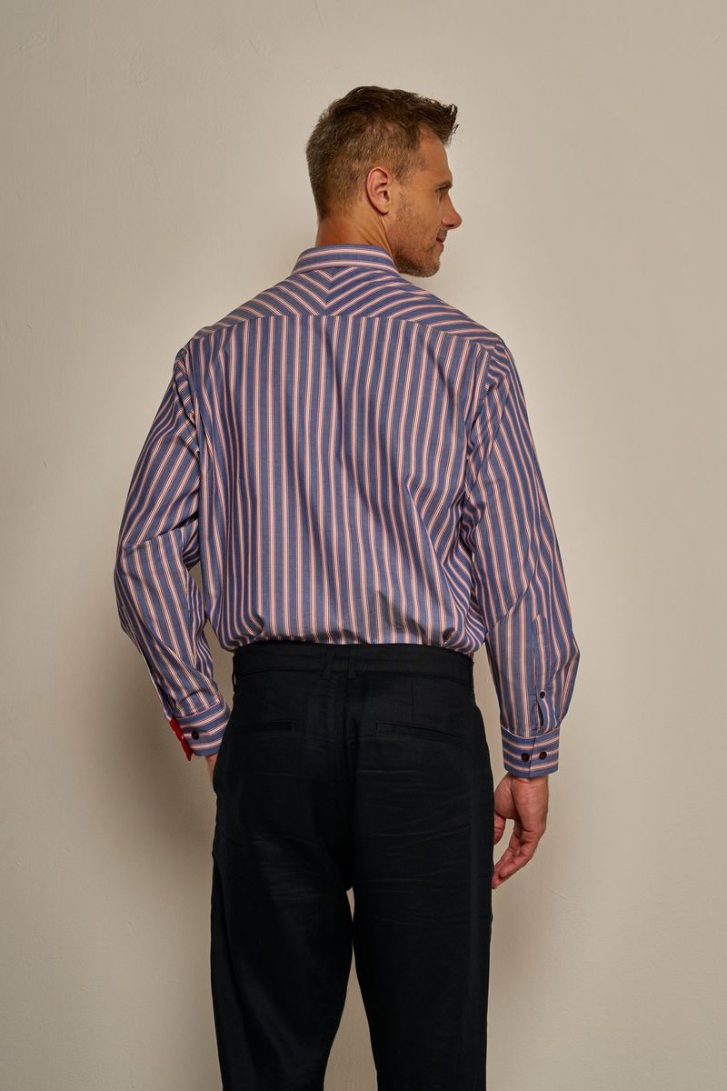 Camisa-Slim-Listrada-Algodao-ML-VERMELHO-INDIANO-171-09461-01