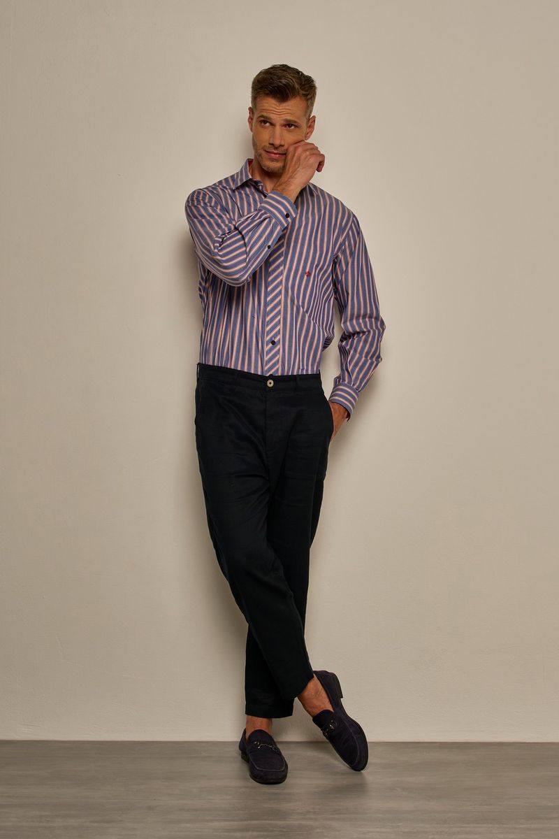 Camisa-Slim-Listrada-Algodao-ML-VERMELHO-INDIANO-171-09461-01