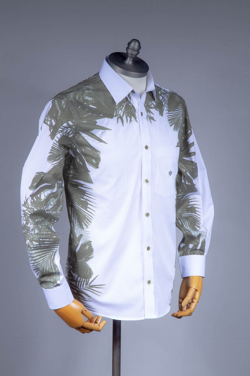 Camisa Estampa Localizada Algodão ML Branco