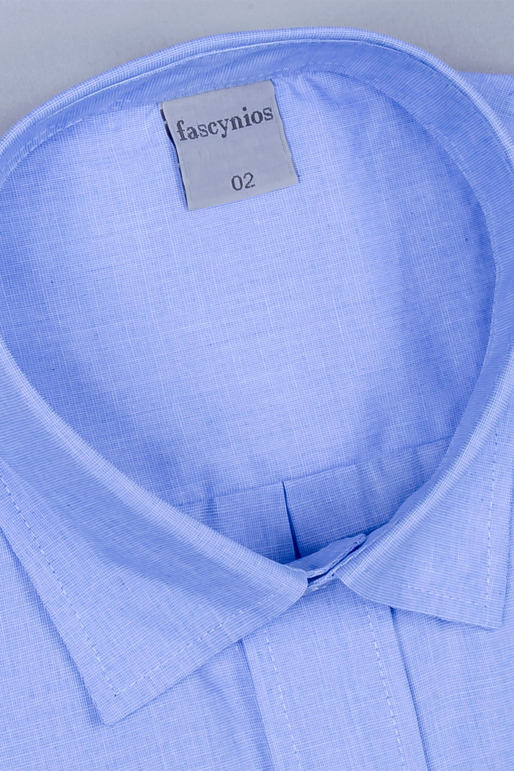 Camisa Passa Fácil MC Azul Claro