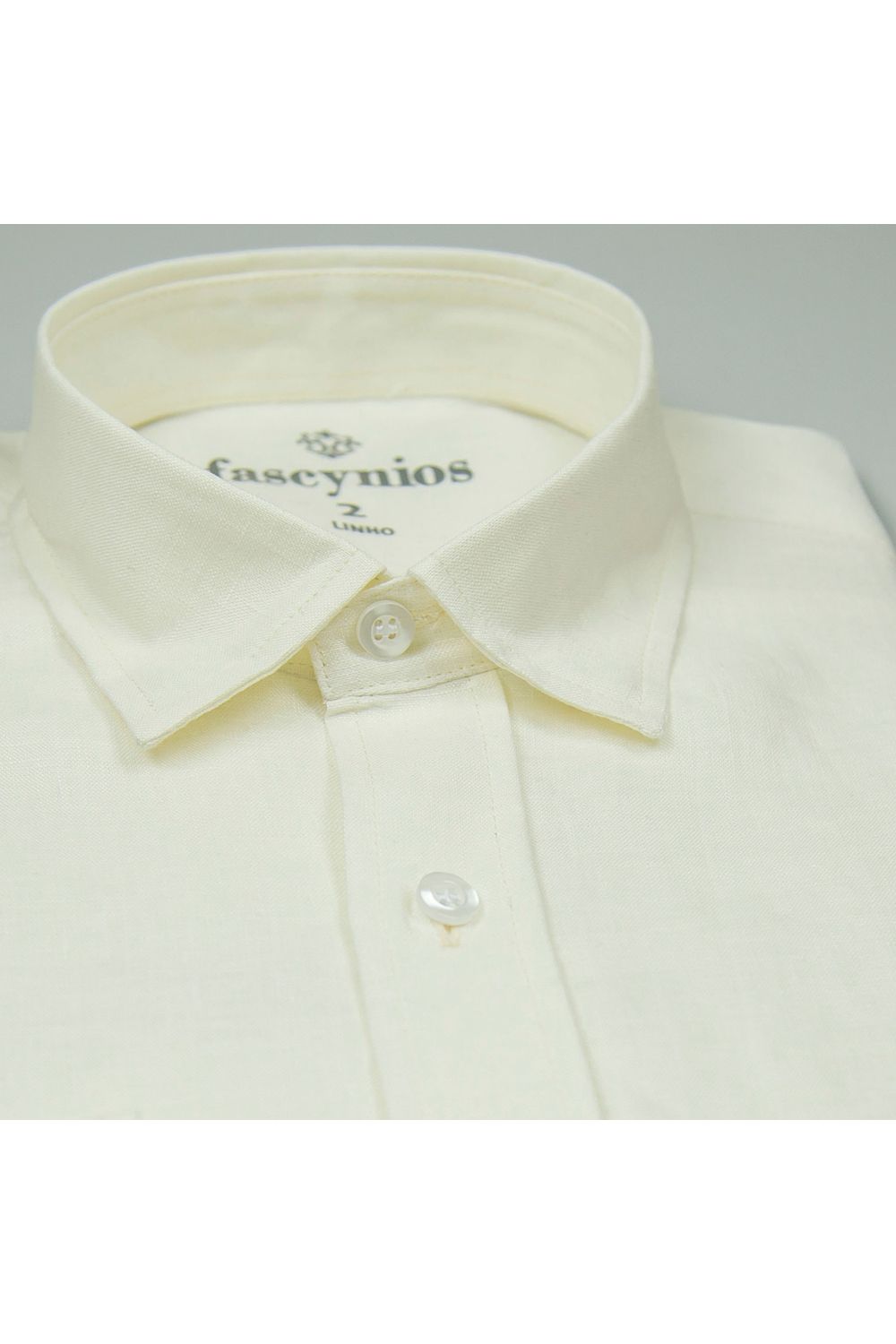 Camisa em Puro Linho ML Creme