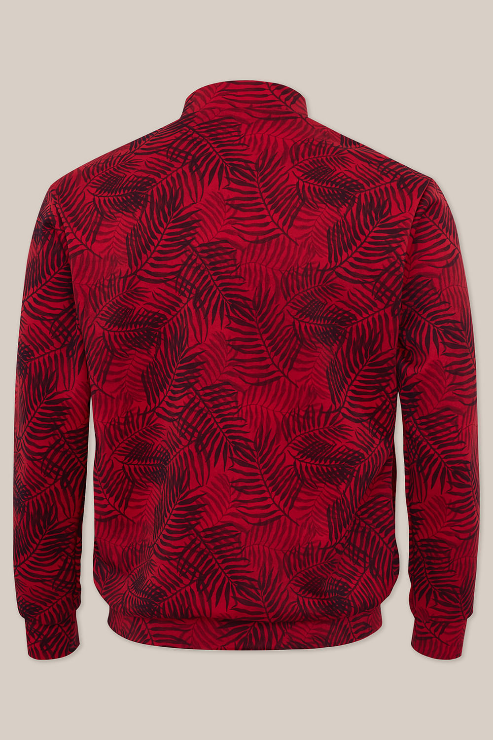 Jaqueta Bomber em Neoprene Vermelho