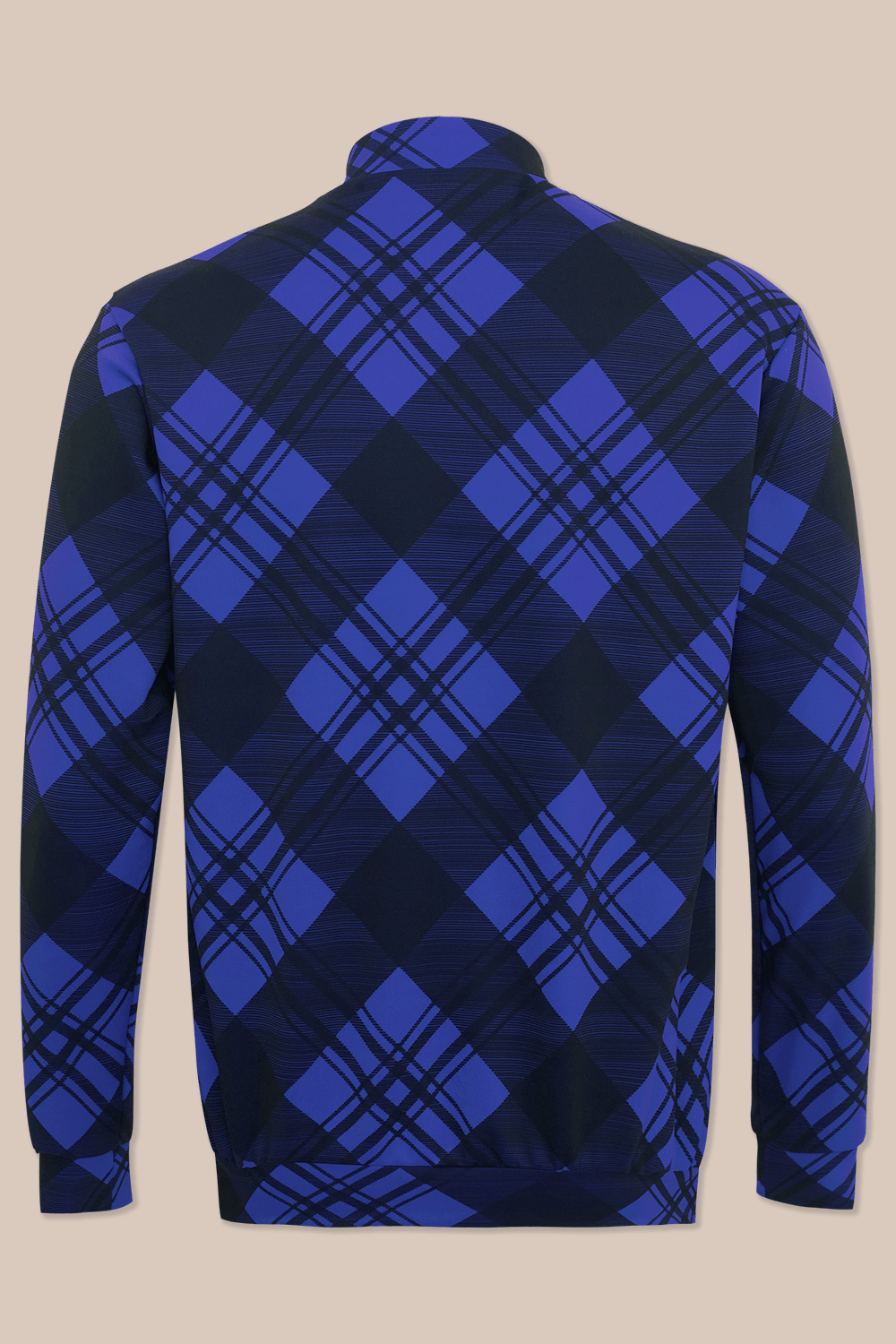 Jaqueta Bomber em Neoprene Azul Escuro