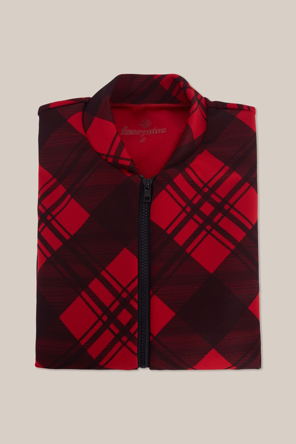 Jaqueta Bomber em Neoprene Bordo