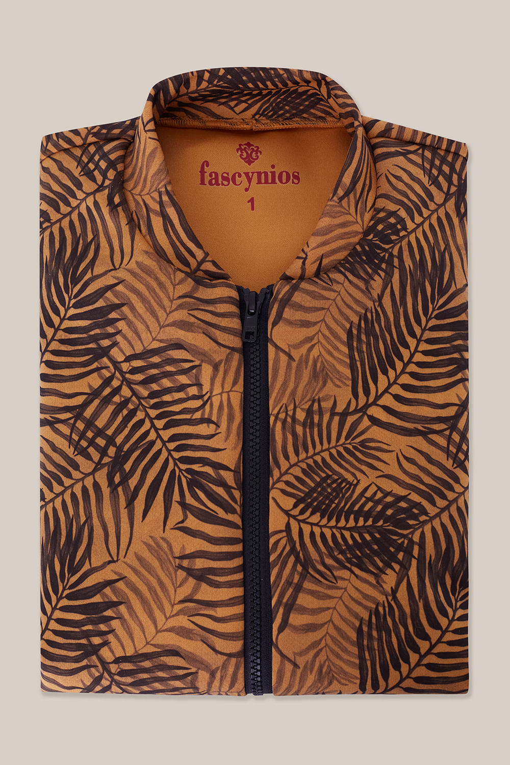 Jaqueta Bomber em Neoprene Verde Escuro