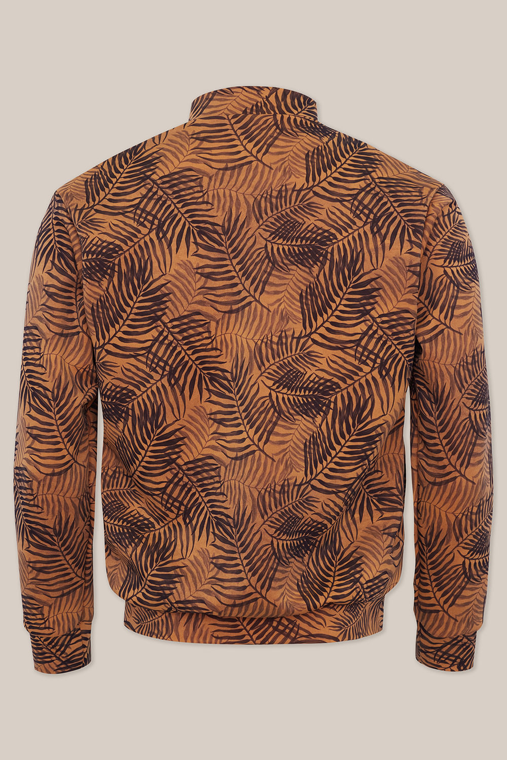 Jaqueta Bomber em Neoprene Verde Escuro