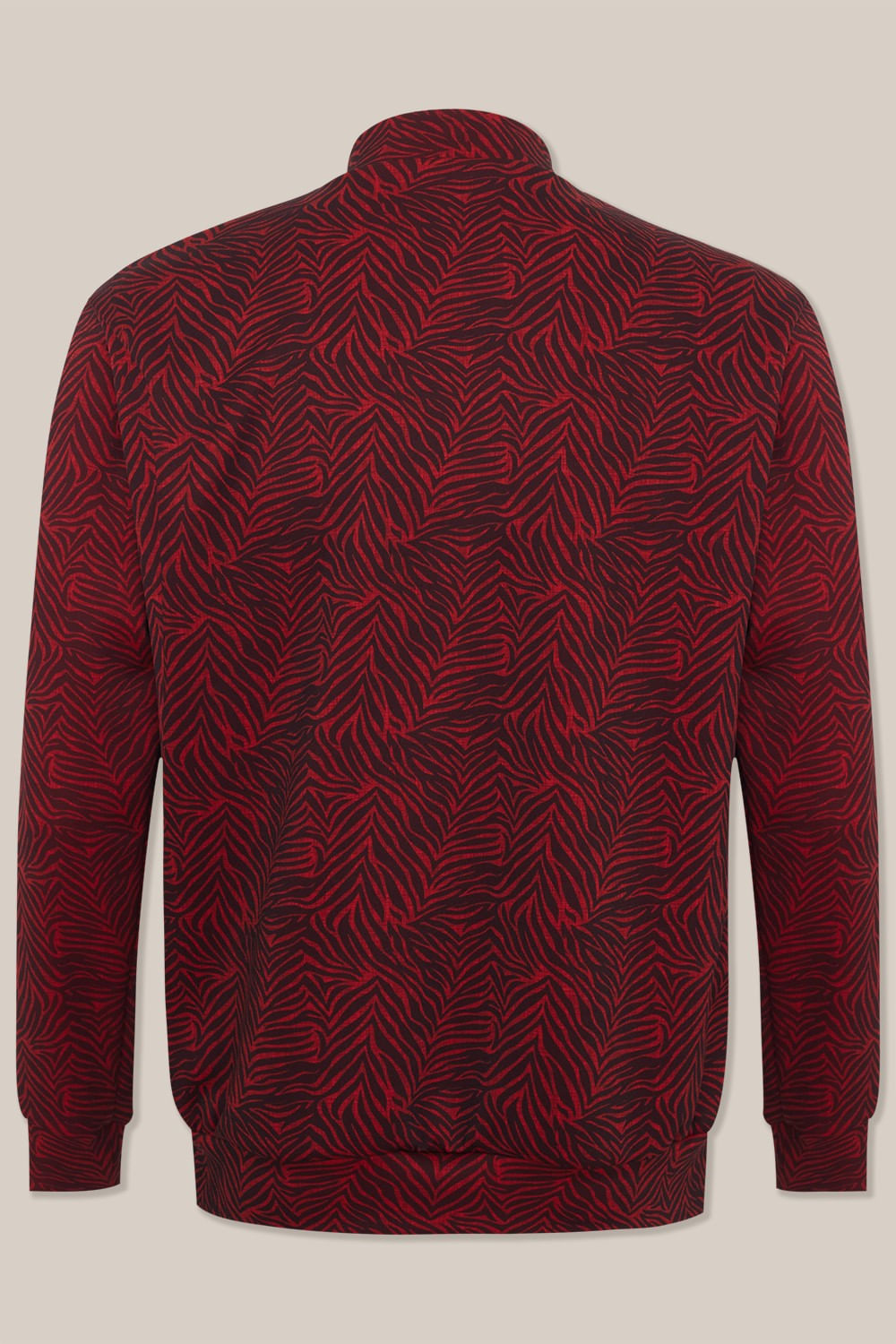 Jaqueta Bomber em Neoprene Vermelho