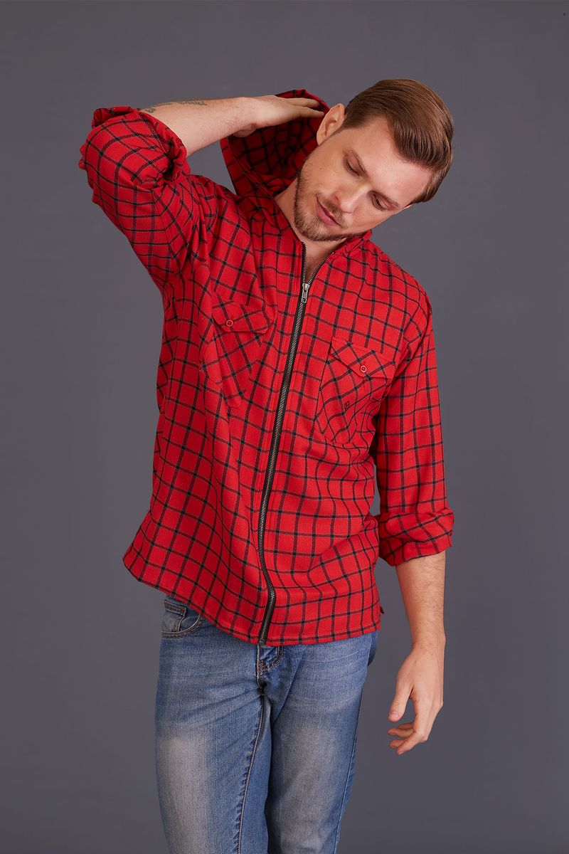 Camisa-Flanela-Xadrez-Ziper-Capuz-ML-VERMELHO-CLARO-071-08371-01