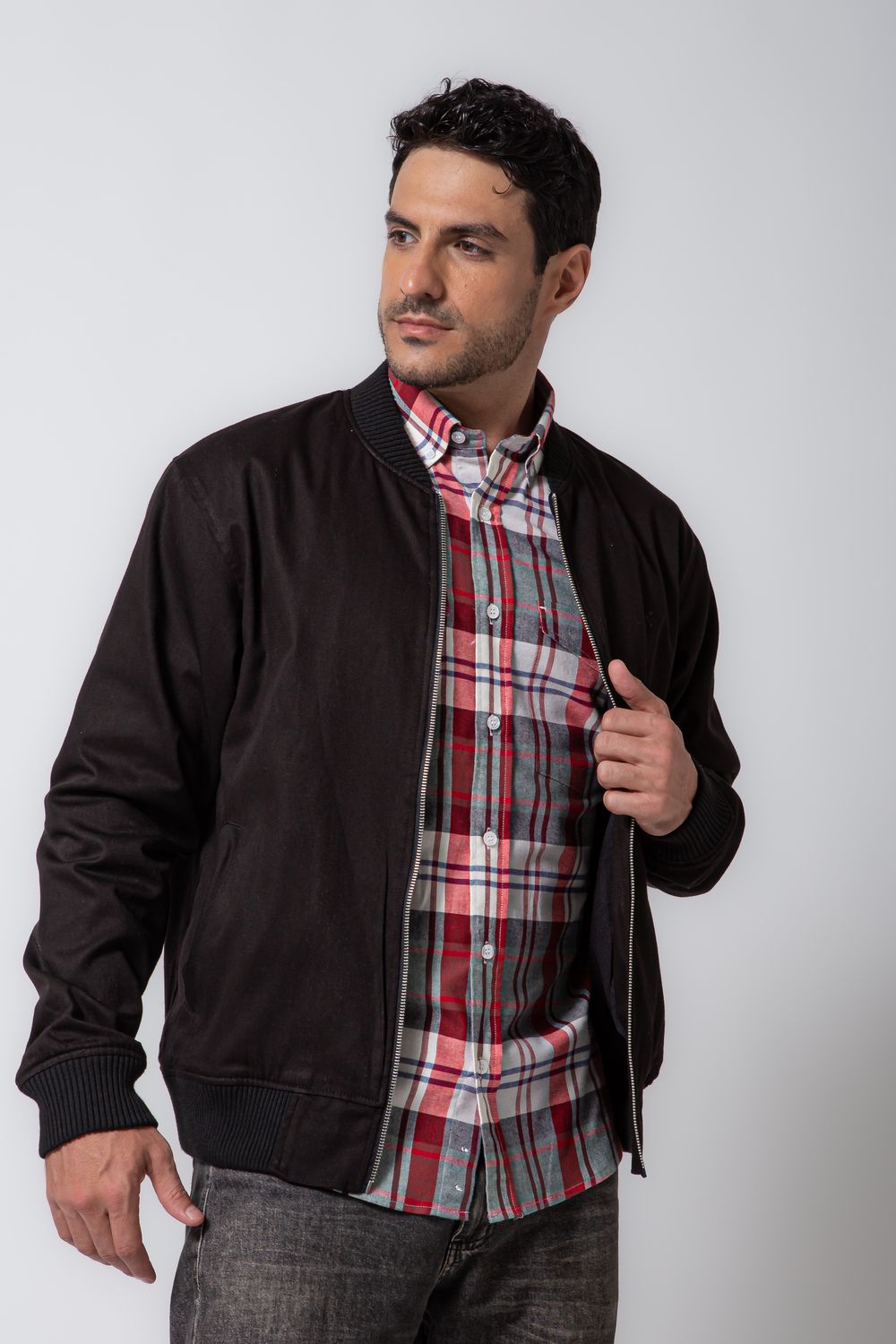Camisa Xadrez em Flanela ML Vermelho