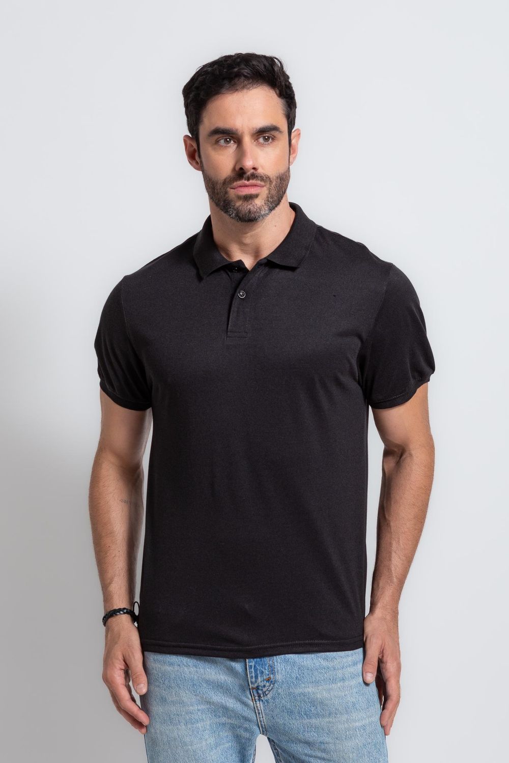 Camisa Polo MC Preto