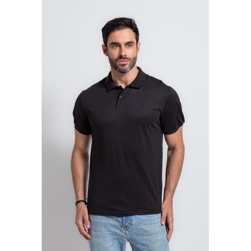 Camisa Polo MC Preto