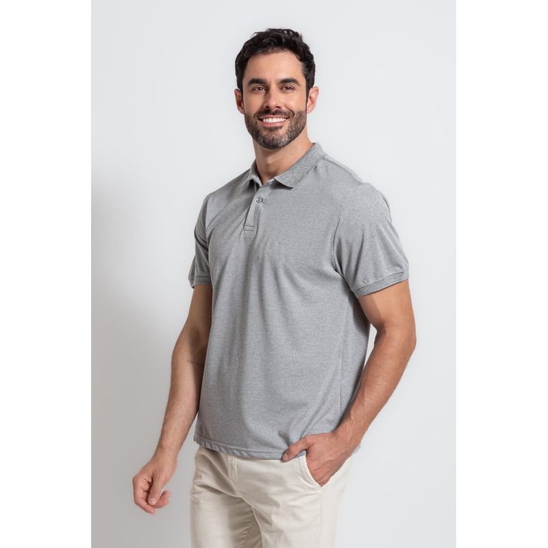 Camisa Polo MC Grafite