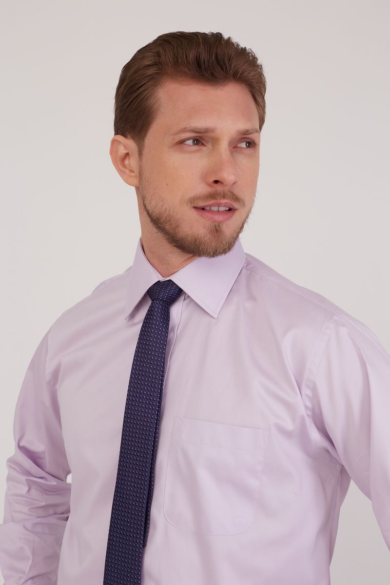 Camisa-Social-Slim-Comfort-Algodao-Fio-80-LILAS-CLARO-184-01846-443