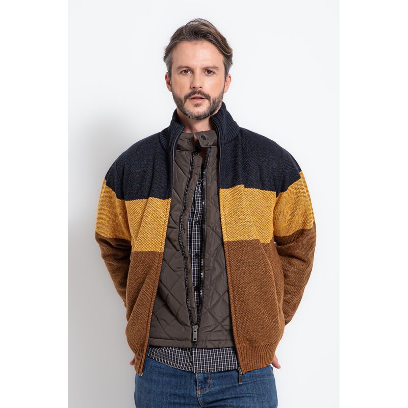 Casaco Tricot Amarelo