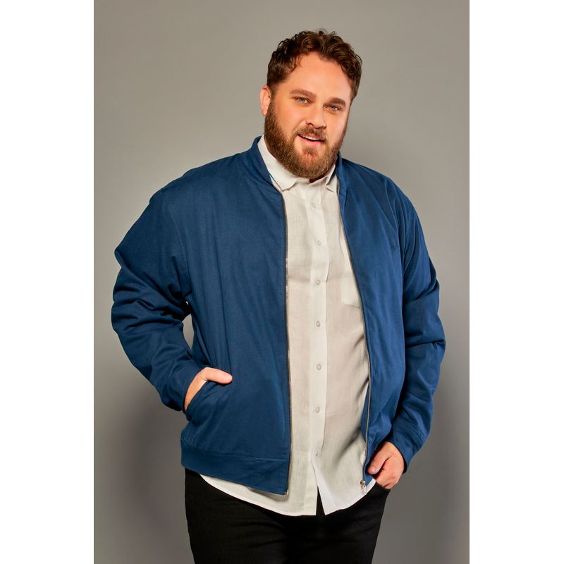 Jaqueta Bomber BacOff Azul Escuro