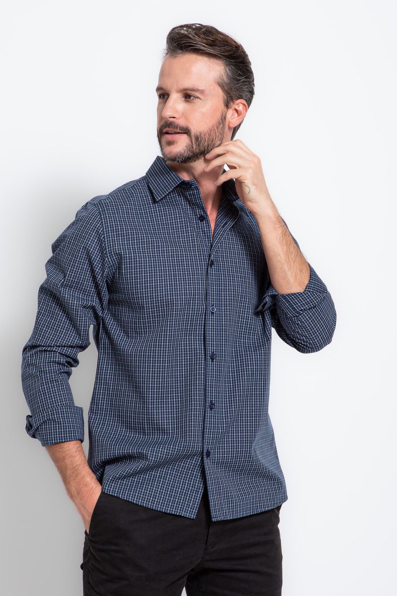 Camisa-Slim-Xadrez-Algodao-ML-PRETO-002-19473-05