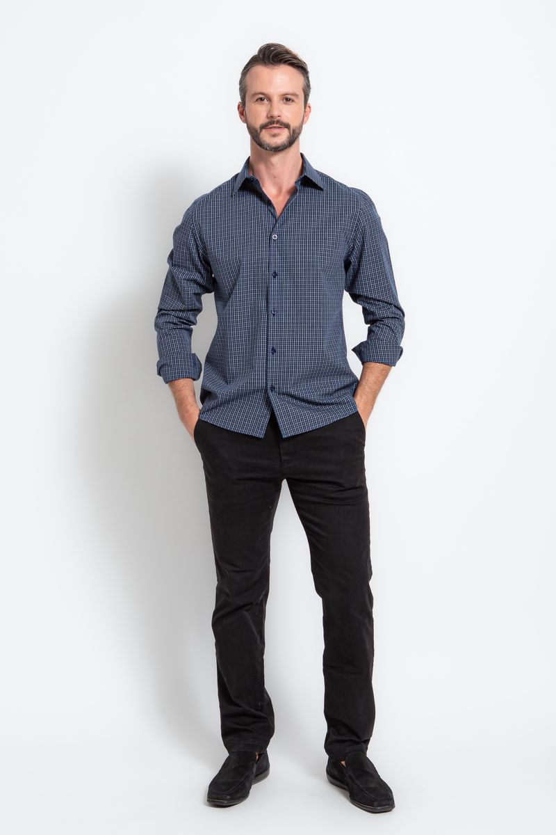 Camisa-Slim-Xadrez-Algodao-ML-PRETO-002-19473-05