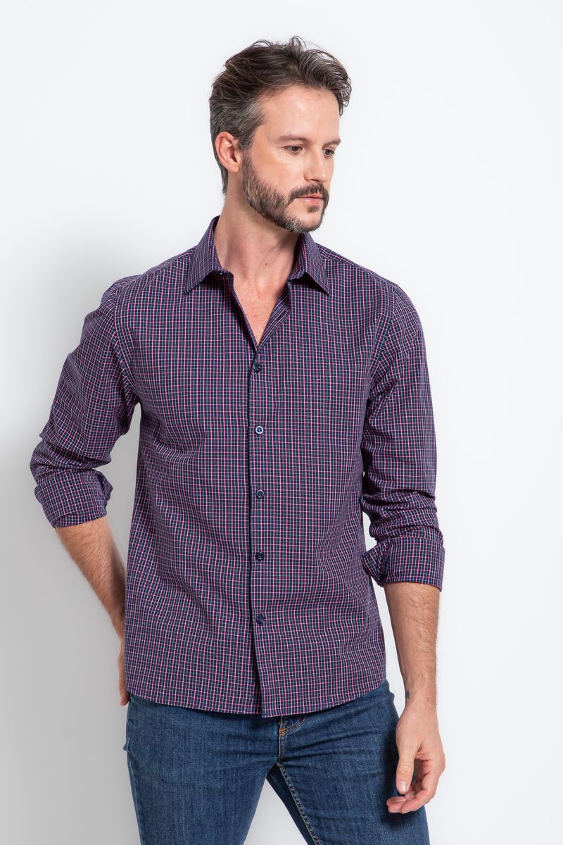 Camisa-Slim-Xadrez-Algodao-ML-ROSA-011-19473-02
