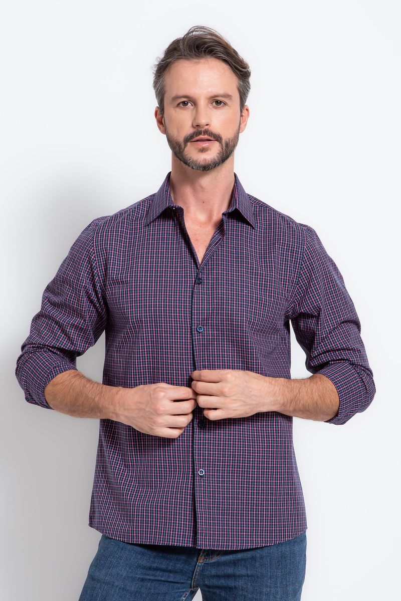 Camisa-Slim-Xadrez-Algodao-ML-ROSA-011-19473-02