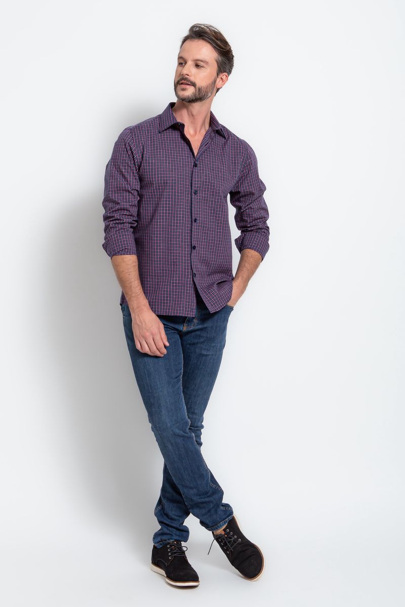 Camisa-Slim-Xadrez-Algodao-ML-ROSA-011-19473-02