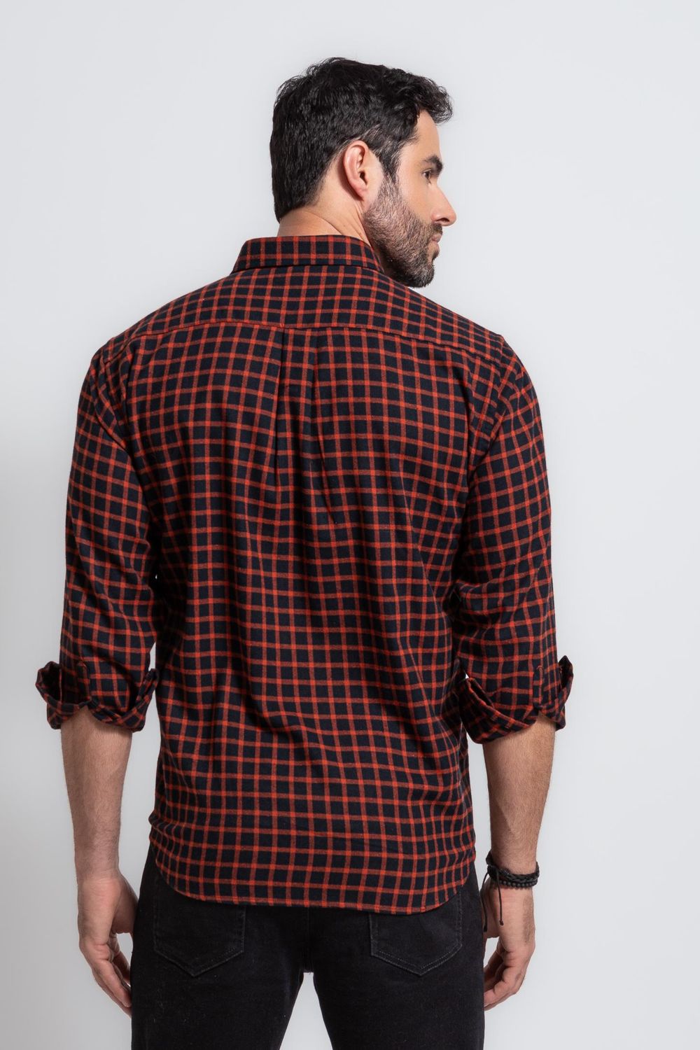 Camisa Xadrez em Flanela ML Marrom