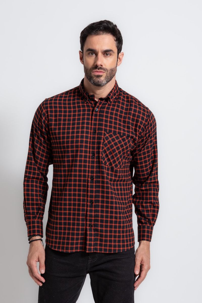 Camisa-Xadrez-em-Flanela-ML-FERRUGEM-034-19152-02