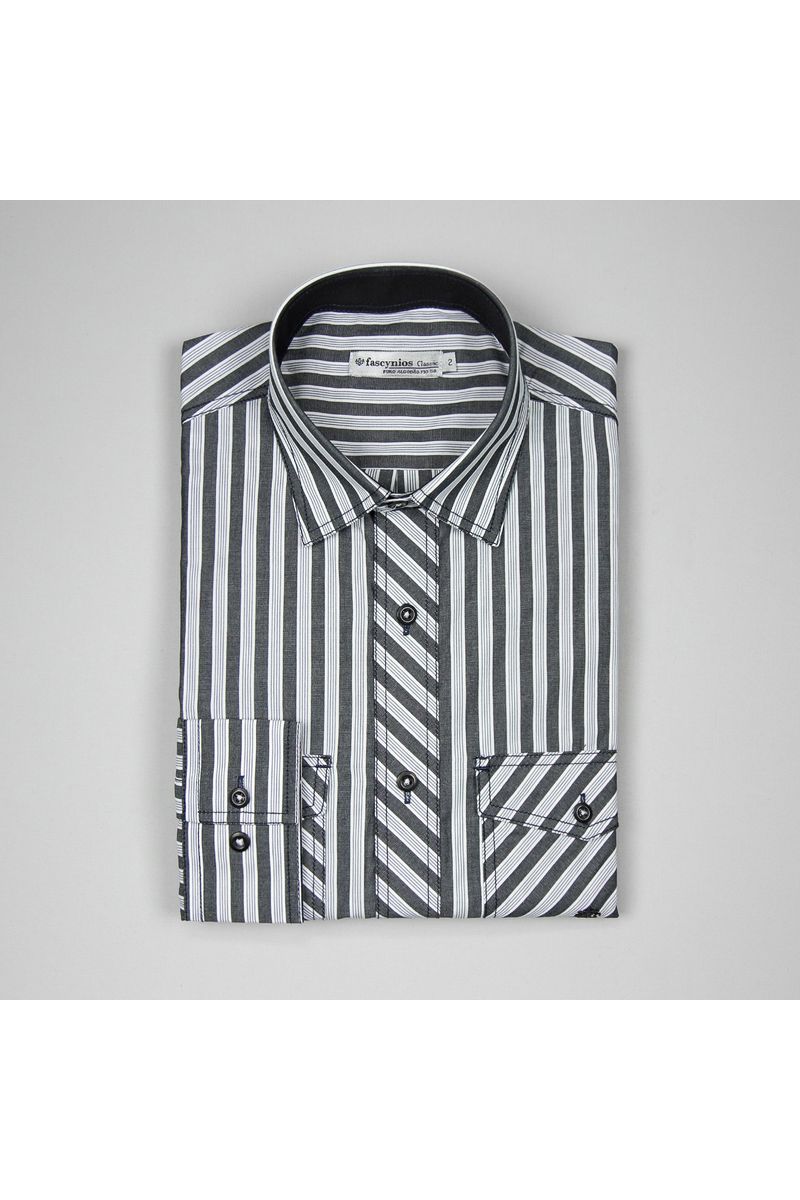 Camisa-Listrada-Algodao-ML-GRAFITE-017-09481-02
