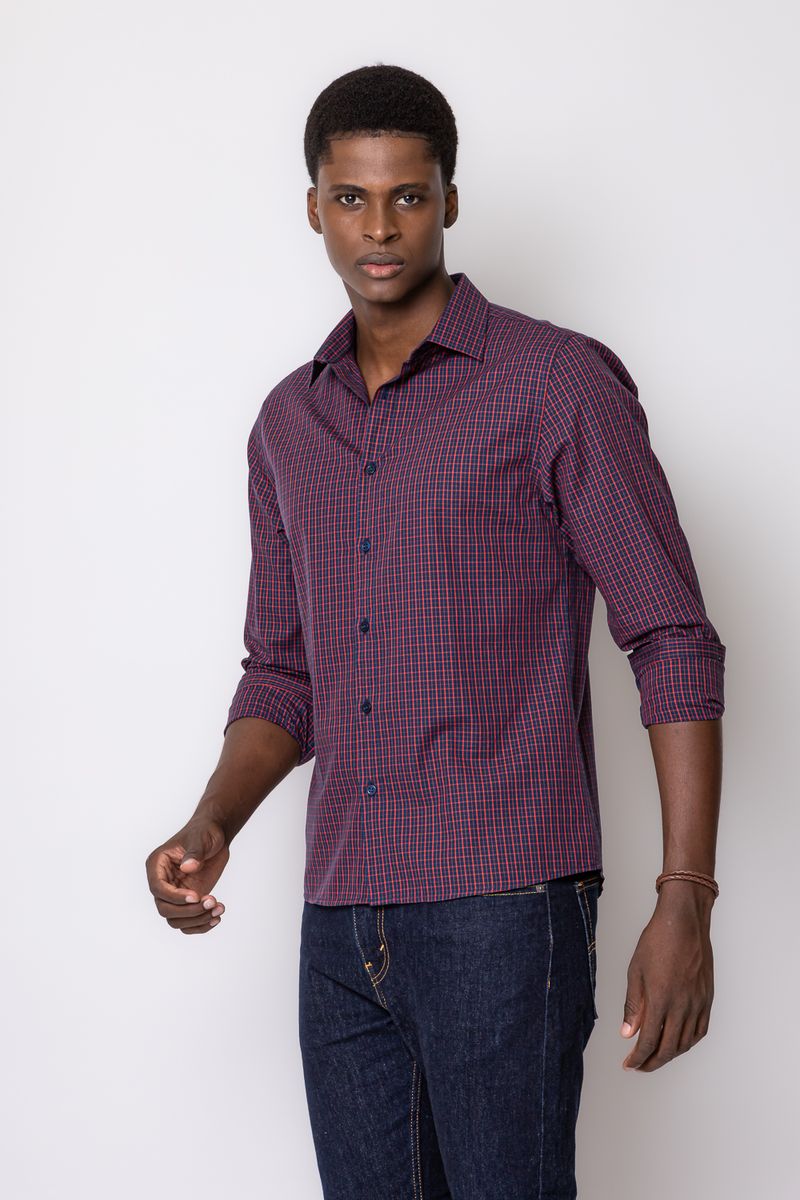 Camisa-Slim-Xadrez-Algodao-ML-VERMELHO-003-19473-05