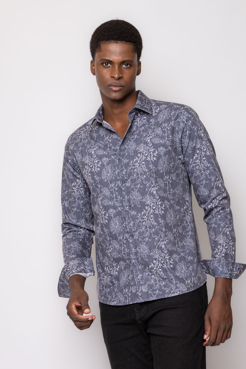 Camisa-Slim-Estampada-Microfibra-com-Visose-ML-GRAFITE-017-19510-03